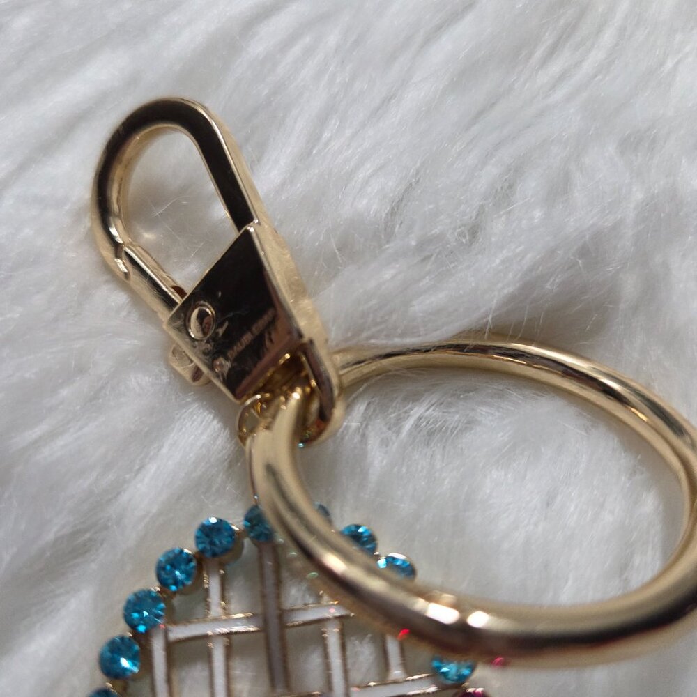 BaubleBar Tennis Racket Keychain - Picture 5 of 6